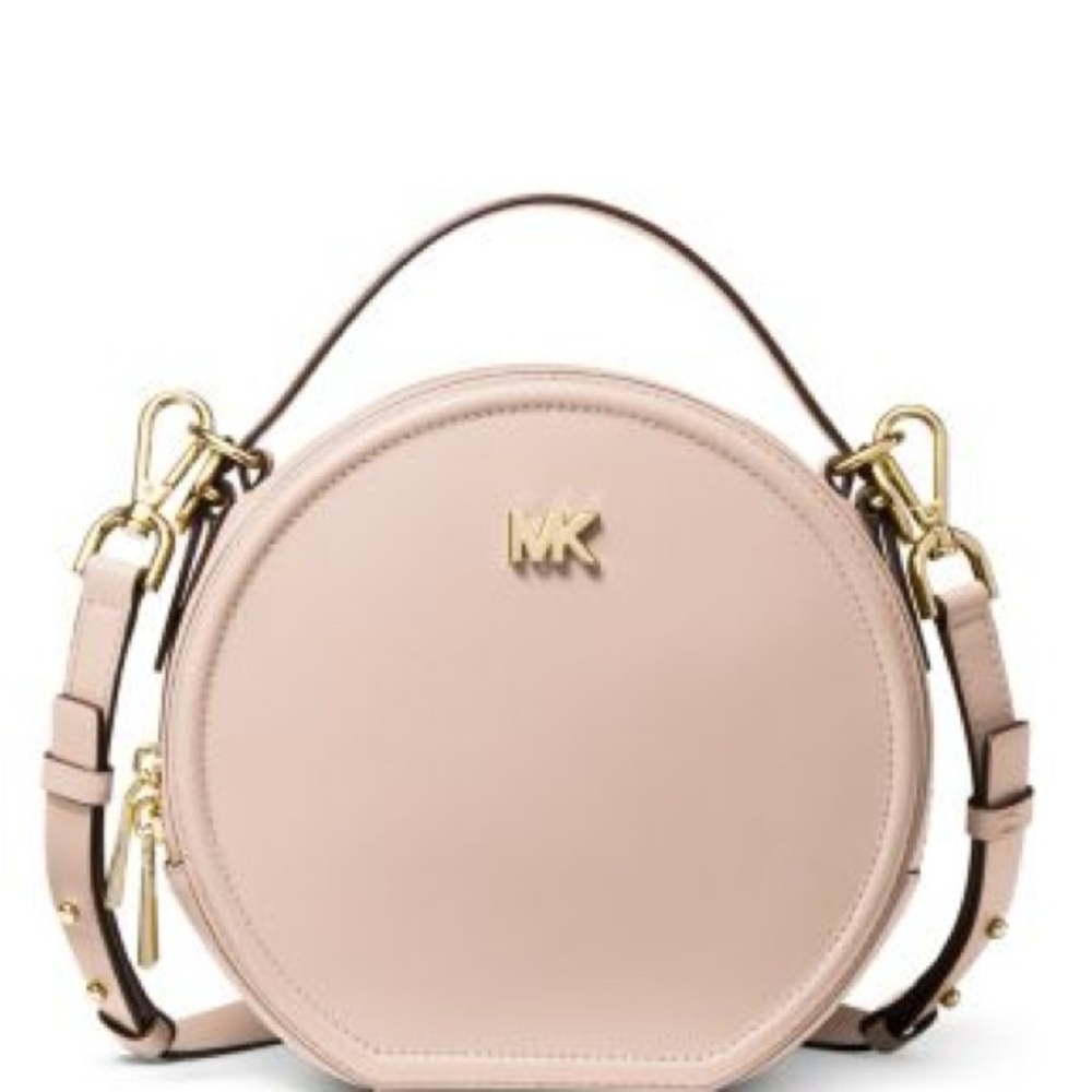 Michael Kors Pink Round Crossbody Bag
